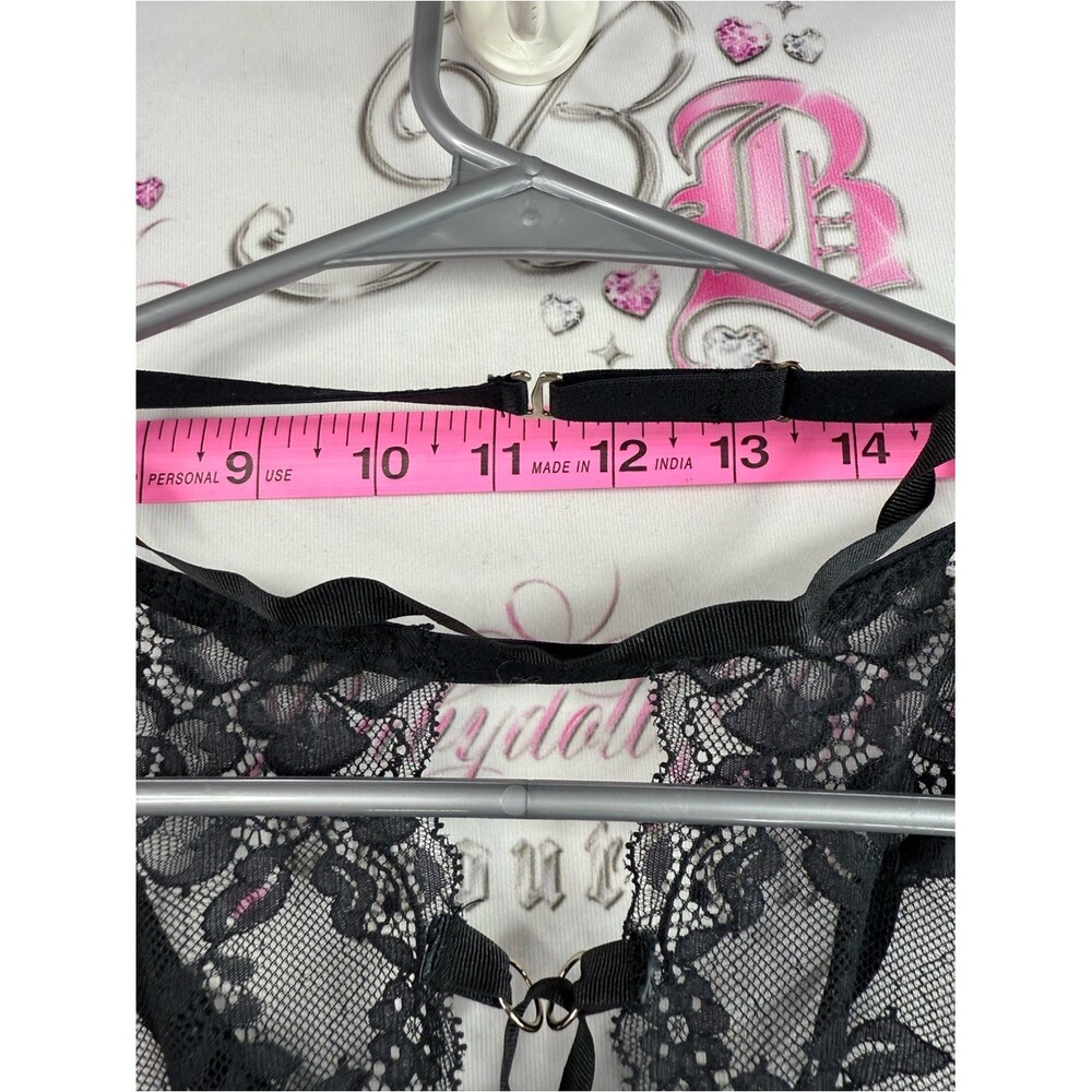 La SENZA tank top corset lace sexy straps Black Lace-Up Bustier Tank Top - Picture 10 of 16